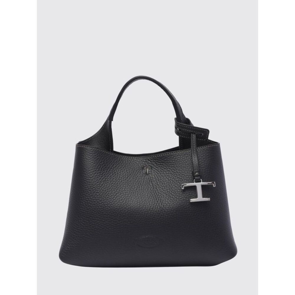 Tod's Women Grained Leather Handbag Tod's With Removable Strap And Charm